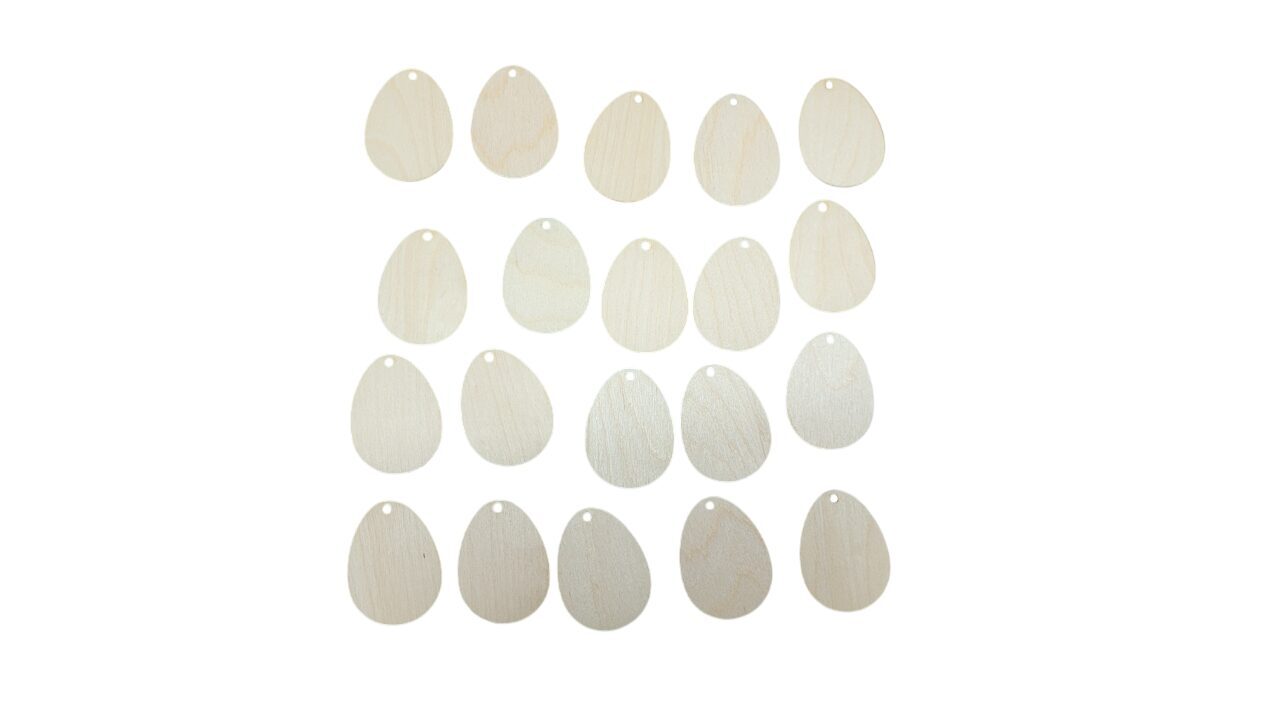 Koka Olas | 58x43x3mm | 20gab