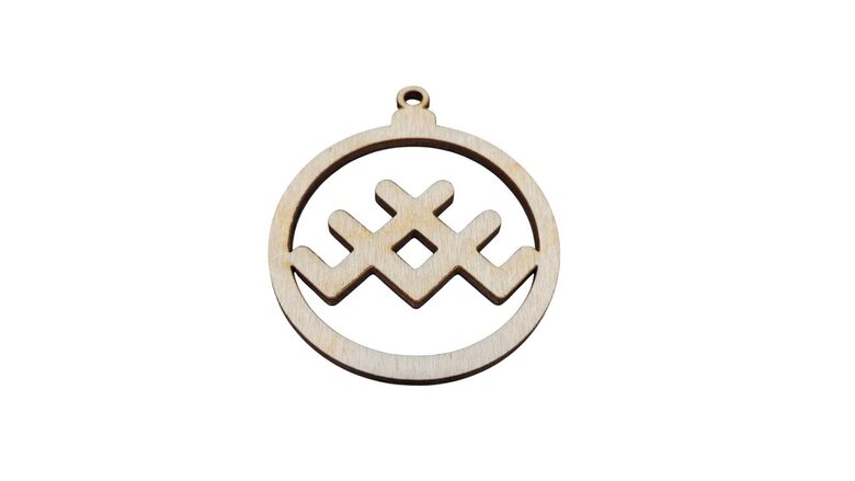 Latvju zīme no koka | Austras koks