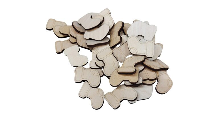 Ziemassvētku zeķes | 30x23x3mm