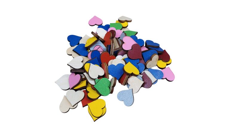 Koka Sirdis "Mix" | 20x20x3mm