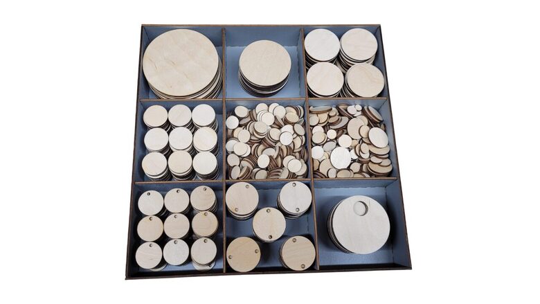 Lielais Koka apļu komplekts