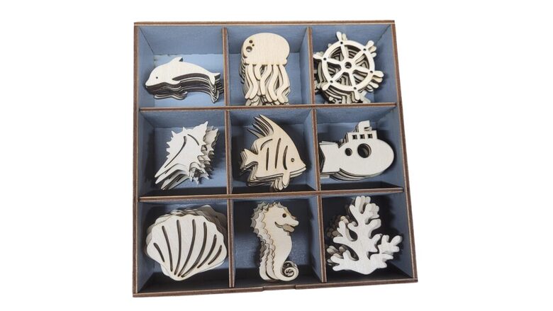 Koka okeāna figūriņu komplekts