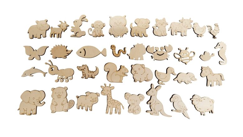 Koka dzīvnieki "Mix" | 35 gab.