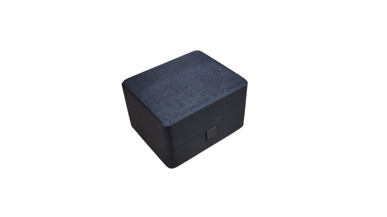 Kaste sīklietām ar vāku | 95x75x55mm | Melna krāsa