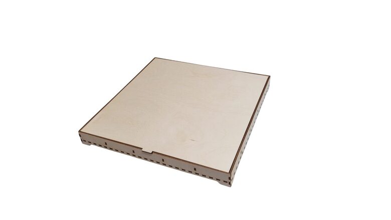 Koka organizātors ar vāku | 290x290x30mm