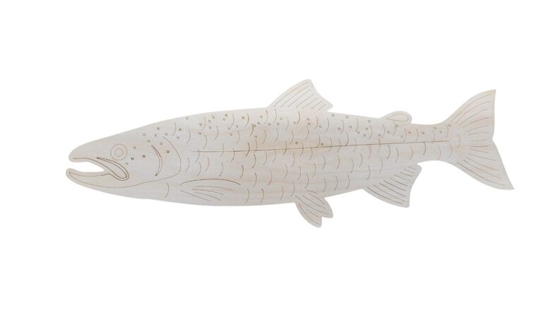 Koka zivs "Lasis" | 465x166x3mm