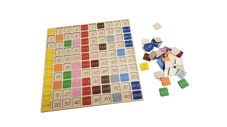 Reizrēķina tabula no koka | 275x275x6mm