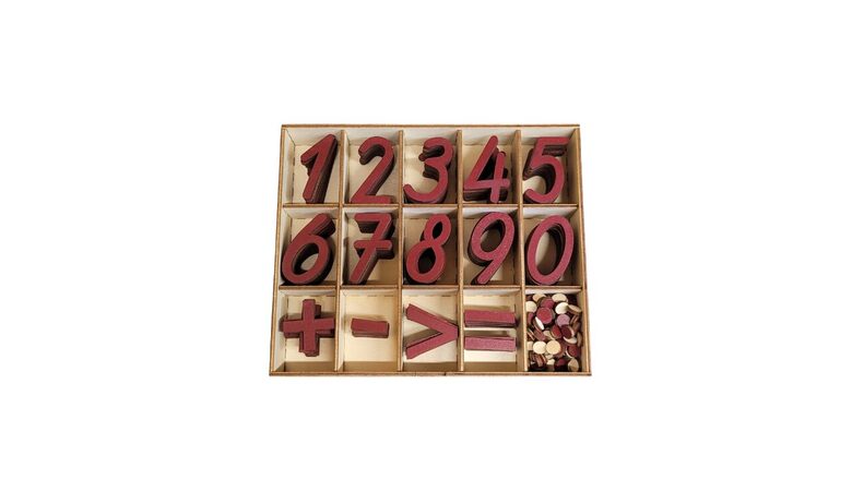 Koka Cipari ar kasti | Bordo krāsā