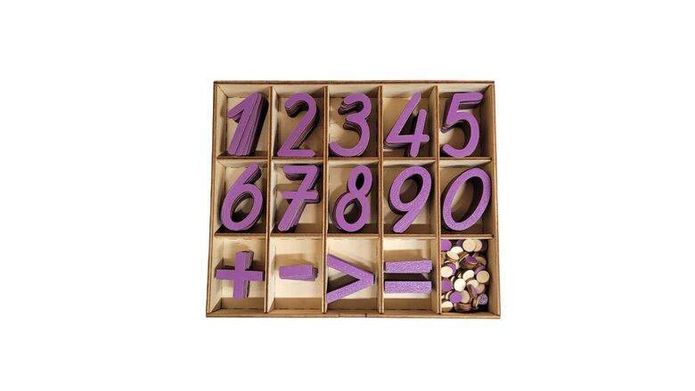 Koka Cipari ar kasti | Violetā krāsā