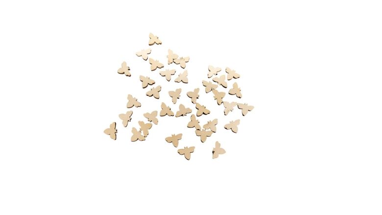 Mini koka bites | 15x10x3mm | 100 gab.