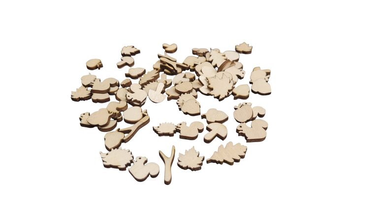 Mini træfigurer "Efterår Mix" (100 stk.)