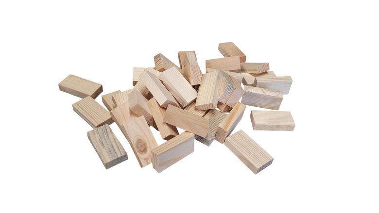Obehandlade granträblock | 40x20x10mm mm (50 st)