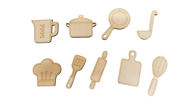 Figurines sur le thème de la cuisine "Mix" | 9 pièces