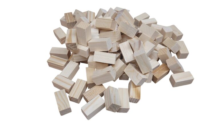 Neapstrādāti koka kluči |  35x17x17mm (100gab)