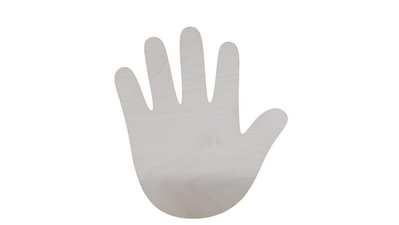 Koka plauksta | 340x280x3mm