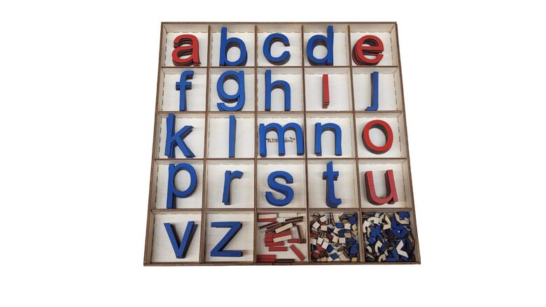 Mazie Drukātie Burti ar organizatoru.