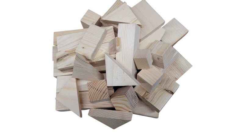 Neapstrādāti koka kluči "Mix" | 20-100mm | 50gab.