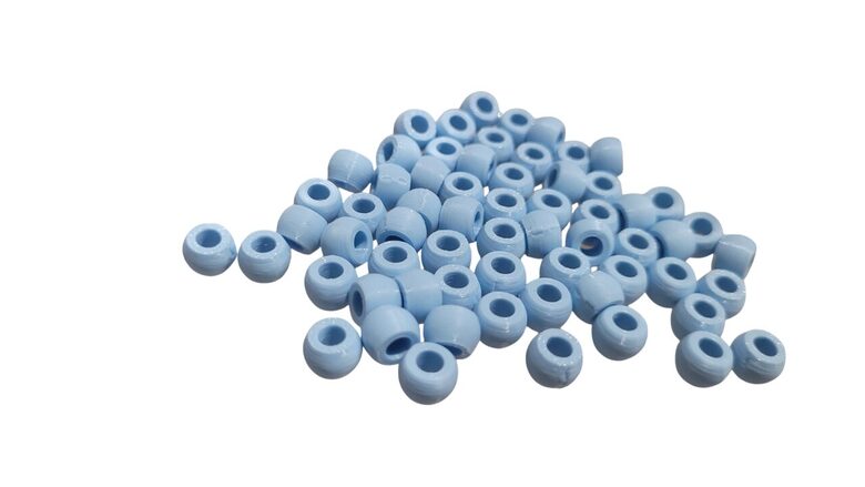 Pērlītes | 50 gab. | Gaiši zila krāsa