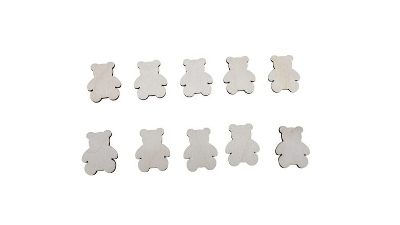 Mini koka lāči | 40x30x3mm