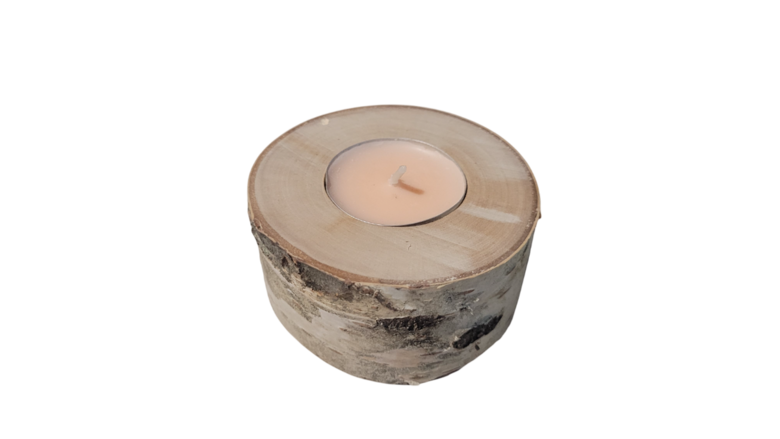 Medinis ruošinys žvakidei