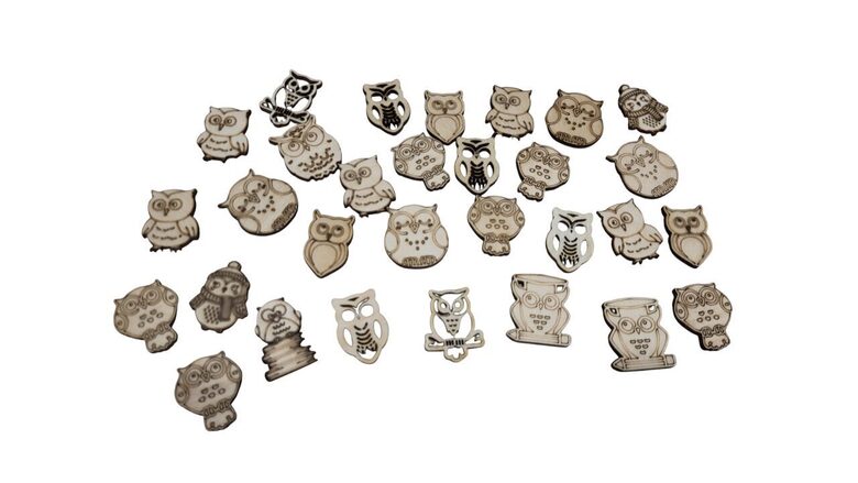 Koka pūcītes "Mix" (30gab.)