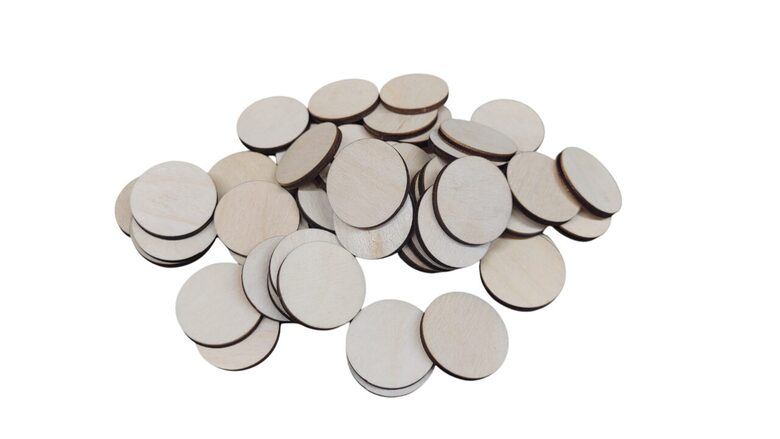 Koka apļi | 30mm Diametrs