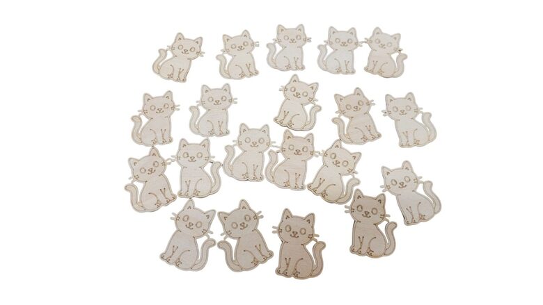Koka kaķi | 20 gab. | 40x33mm