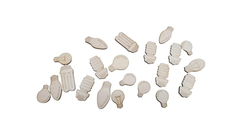 Koka spuldzes "Mix" (20gab.)