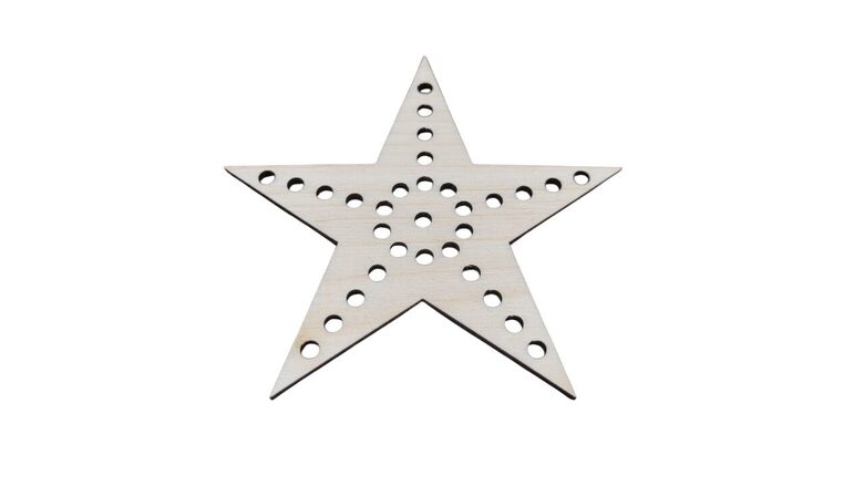 Figūra ar caurumiņiem "Zvaigzne"