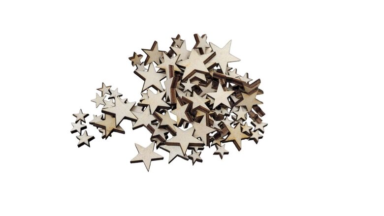  Koka Zvaigznes | Jaukti Izmēri 7-20mm