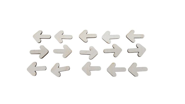 Mini koka bultas (15gab.)