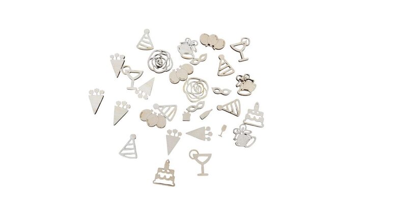 Ballītes koka figūriņas "Mix" (30gab.)