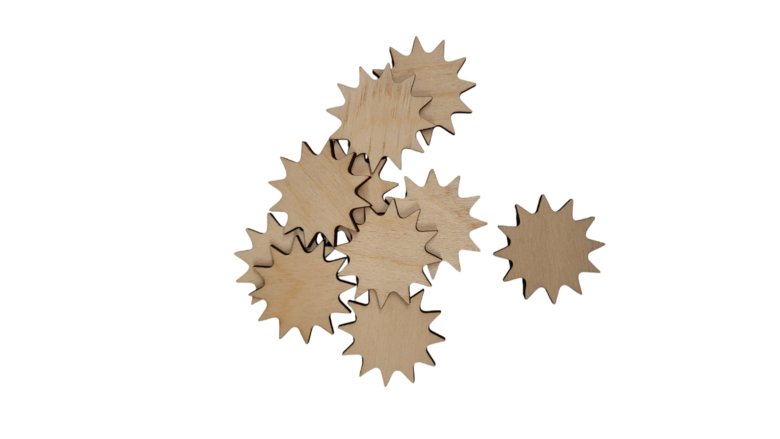 Mini koka saulītes (10gab.)