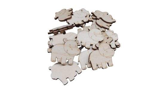 Koka beģimoti | 20 gab. | 46x40mm