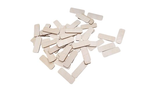 Koka taisnstūri | 60x20x3mm 