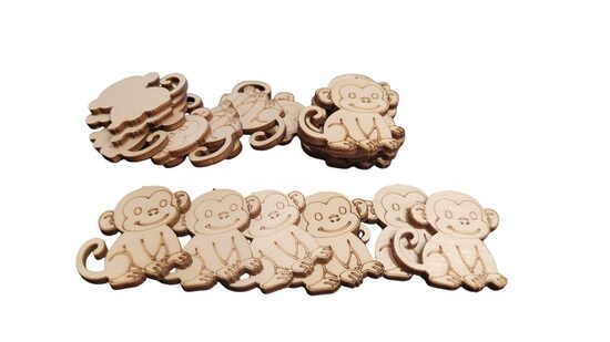 Koka pērtiķi | 37x36x3mm