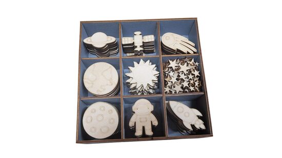 Koka kosmosa figūriņu komplekts