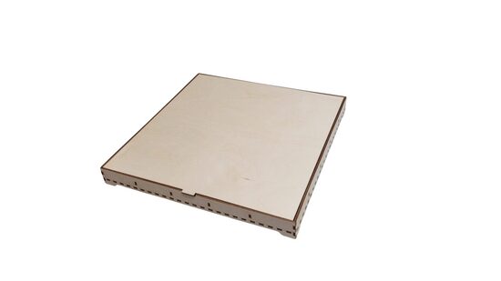 Koka organizātors ar vāku | 290x290x30mm