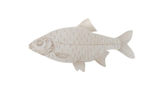 Koka zivs "Rauda" | 280x145x3mm