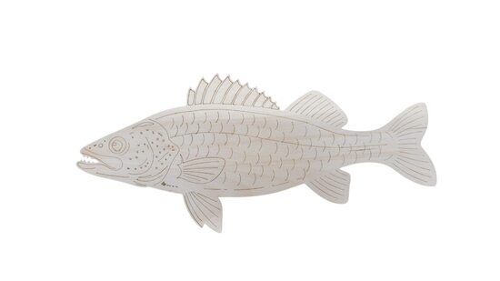 Koka zivs "Zandarts" | 380x175x3mm