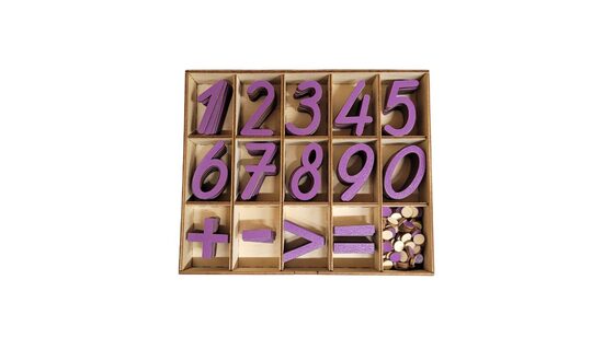 Koka Cipari ar kasti | Violetā krāsā