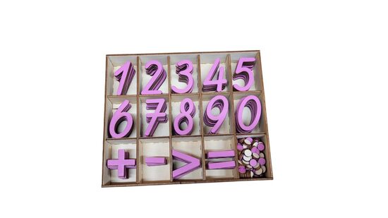 Koka Cipari ar kasti | Rozā krāsā