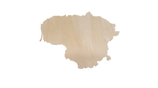 Leedu kontuur | 150 × 114 × 3 mm