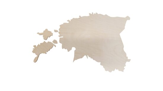 Eesti kontuur | 520 × 334 × 3 mm