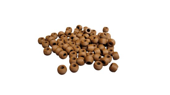 Perles | 50 pcs | Couleur brun foncé