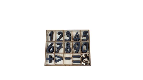 Koka Cipari ar kasti | Melnā krāsā