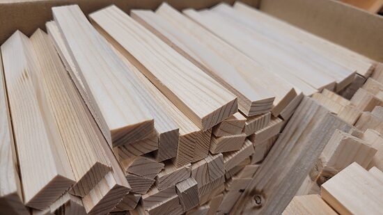 Lame de bardage en bois 150x19x10mm (10 pcs)