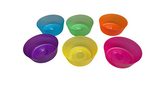 Plastmasas trauciņu komplekts 6 gab.