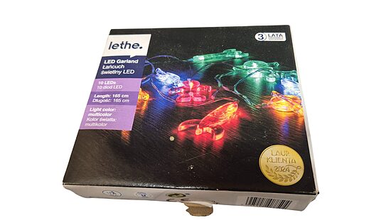 Led gaismiņas ar bateriju 165cm