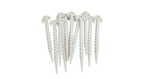 Plastmasas naglas | 250 mm | 10 gab.